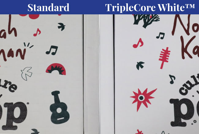 TripleCore White Corrugated